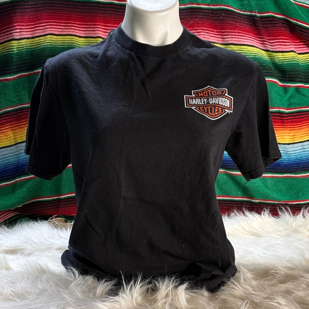 Harley-Davidson Black Tee with Logo Patch